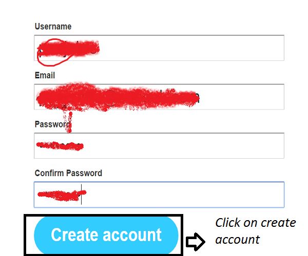 create account